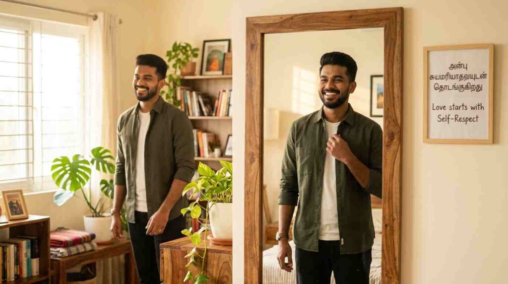 மற்றவர்களைக் கவரும் வகையில் சரியான உடல் மொழியை (Body Language) வெளிப்படுத்தும் முறை.